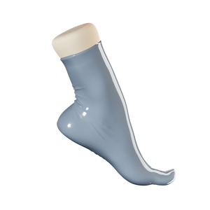 Slate Gray V2 Toe Socks (Ankle High)