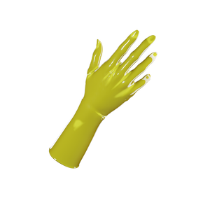 Bright Yellow Gloves (Mid Arm)