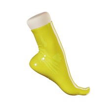 Load image into Gallery viewer, Bright Yellow Toe Socks (Ankle High)