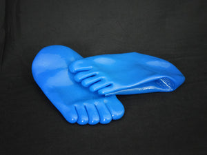 Cerulean Blue V2 Toe Socks (Ankle Length)