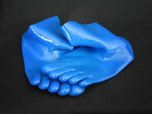 Load image into Gallery viewer, Cerulean Blue V2 Toe Socks (Ankle Length)