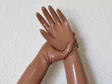 Load image into Gallery viewer, Milk Chocolate Brown Gloves (Mid-Arm Length)