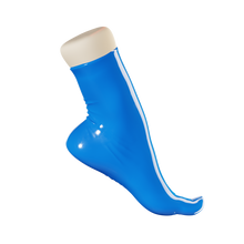 Load image into Gallery viewer, Cerulean Blue V2 Toe Socks (Ankle Length)