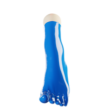Load image into Gallery viewer, Cerulean Blue V2 Toe Socks (Ankle Length)