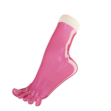 Load image into Gallery viewer, Dragonfruit Pink Toe Socks (Ankle Length)