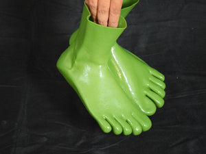 Froggy Green V2 Toe Socks (Ankle Length)