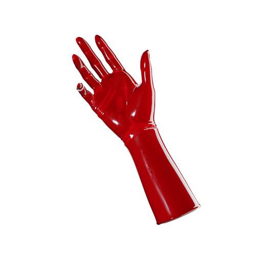Lava Red Gloves (Mid-Arm Length)