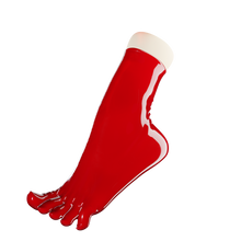 Load image into Gallery viewer, Lava Red Toe Socks (Ankle Length)