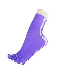 Load image into Gallery viewer, Lavender Toe Socks (Ankle Length)