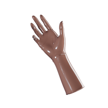 Load image into Gallery viewer, Milk Chocolate Brown Gloves (Mid-Arm Length)