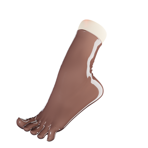 Milk Chocolate Brown Toe Socks (Ankle Length)
