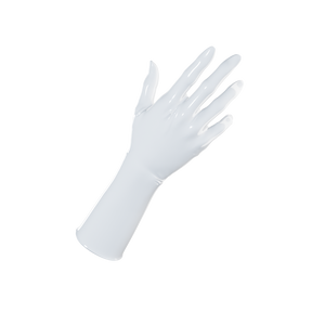 Pearl White Gloves (Mid Arm)