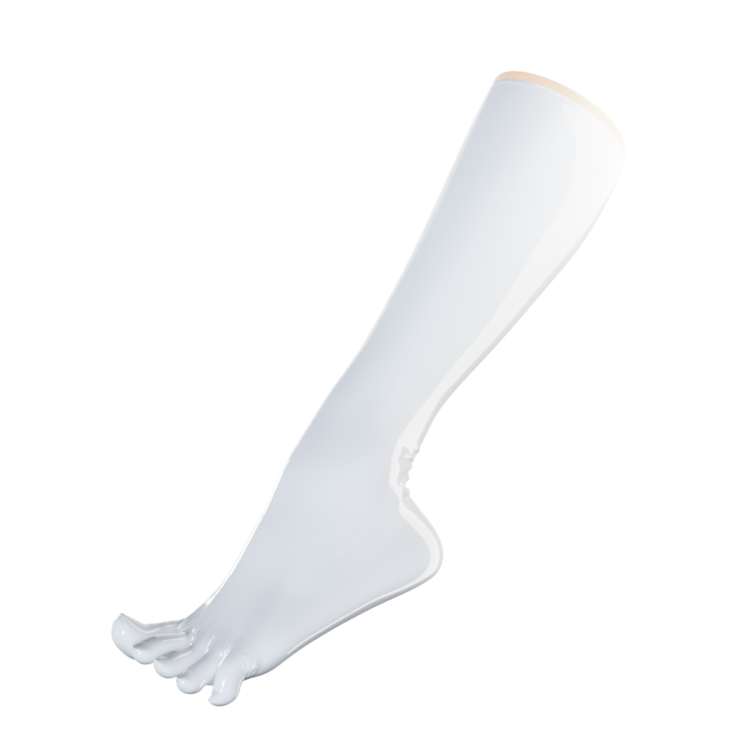 Pearl White Toe Socks (Knee High) – UniqDsn