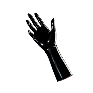 Obsidian Black Gloves (Mid-Arm Length)