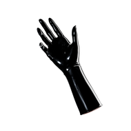 [P1] Obsidian Black Gloves (Mid Arm)