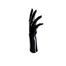Load image into Gallery viewer, Obsidian Black Gloves (Mid-Arm Length)