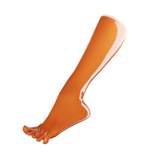 Tiger Orange Toe Socks (Knee High)