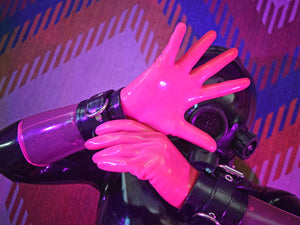 Dragonfruit Pink Gloves (Mid-Arm Length)