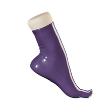 Load image into Gallery viewer, Royal Purple V2 Toe Socks (Ankle Length)