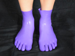 Lavender Toe Socks (Ankle Length)